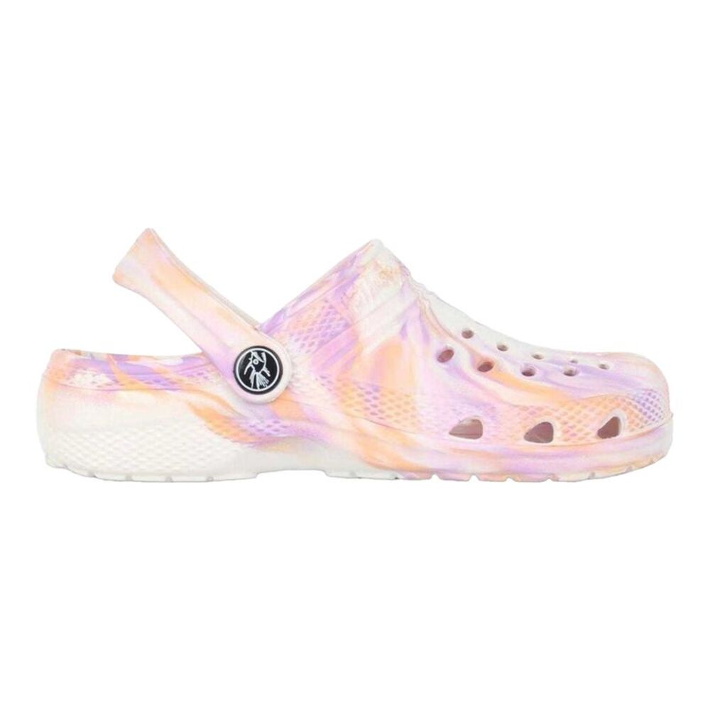Hot Tuna Childrens/Kids Ventilated Clogs / Grey Pink Marble